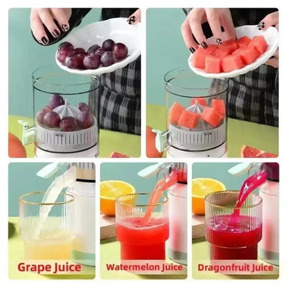 Portable Electric Fruit Juicer USB Rechargeable White