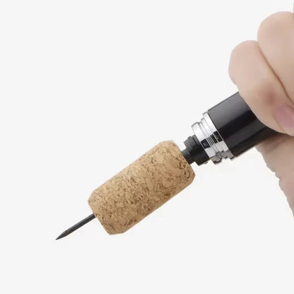 Portable 2-in-1 Air Pressure Corkscrew and Foil Cutter