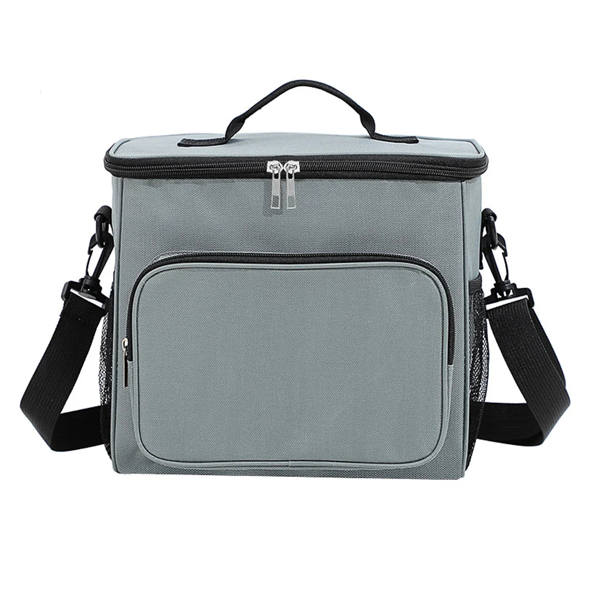 Portable Insulated Lunch Bag Waterproof Cooler (Grey)