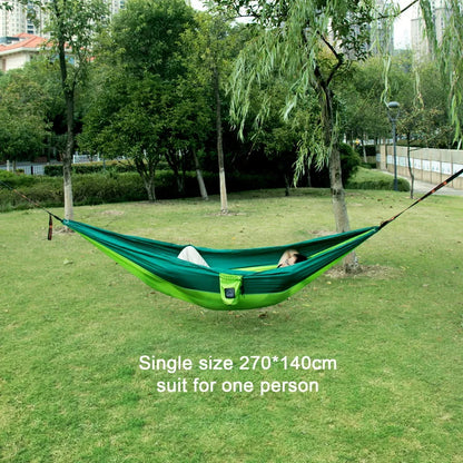 Portable Nylon Parachute Camping Hammock