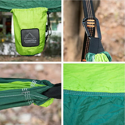 Portable Nylon Parachute Camping Hammock