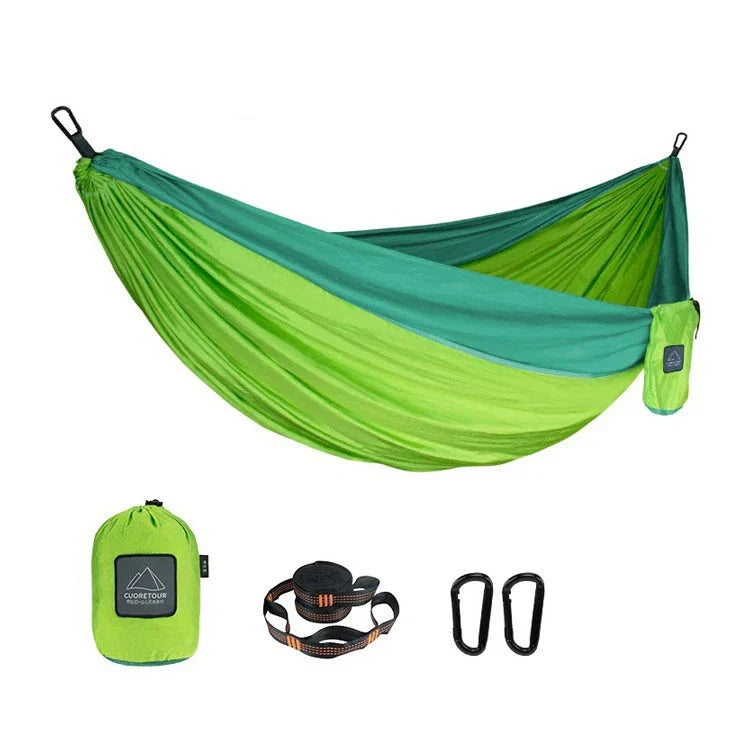 Portable Nylon Parachute Camping Hammock