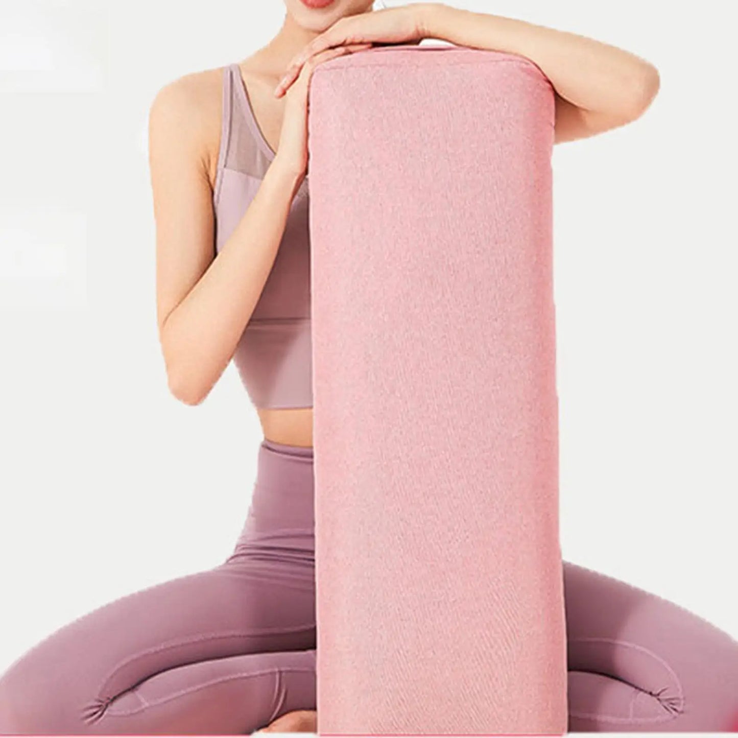 Professional Yoga Bolster with Carry Handle