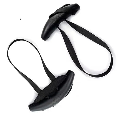 Heavy Duty Pull Up Handles Rubber Neutral Grip Black