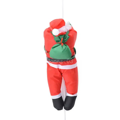Christmas Santa Pendant Ladder Rope Climbing Santa