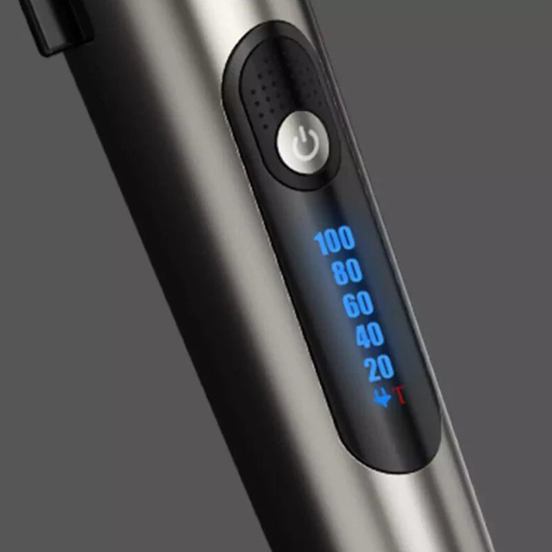 Washable Rechargeable Hair Clipper Professional Barber Trimmer Grey