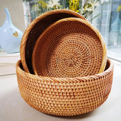 Rattan Wicker Storage Basket (3 pcs)