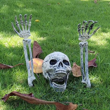 Realistic Skeleton Stakes for Halloween Yard and Garden Decor