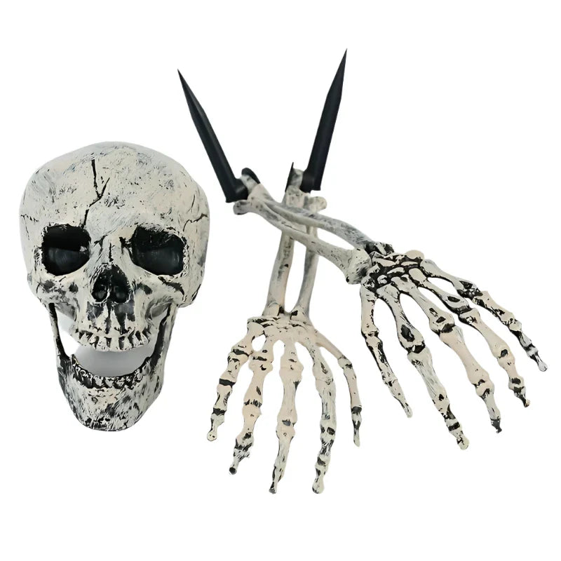 Realistic Skeleton Stakes for Halloween Yard and Garden Decor