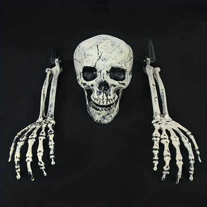 Realistic Skeleton Stakes for Halloween Yard and Garden Decor