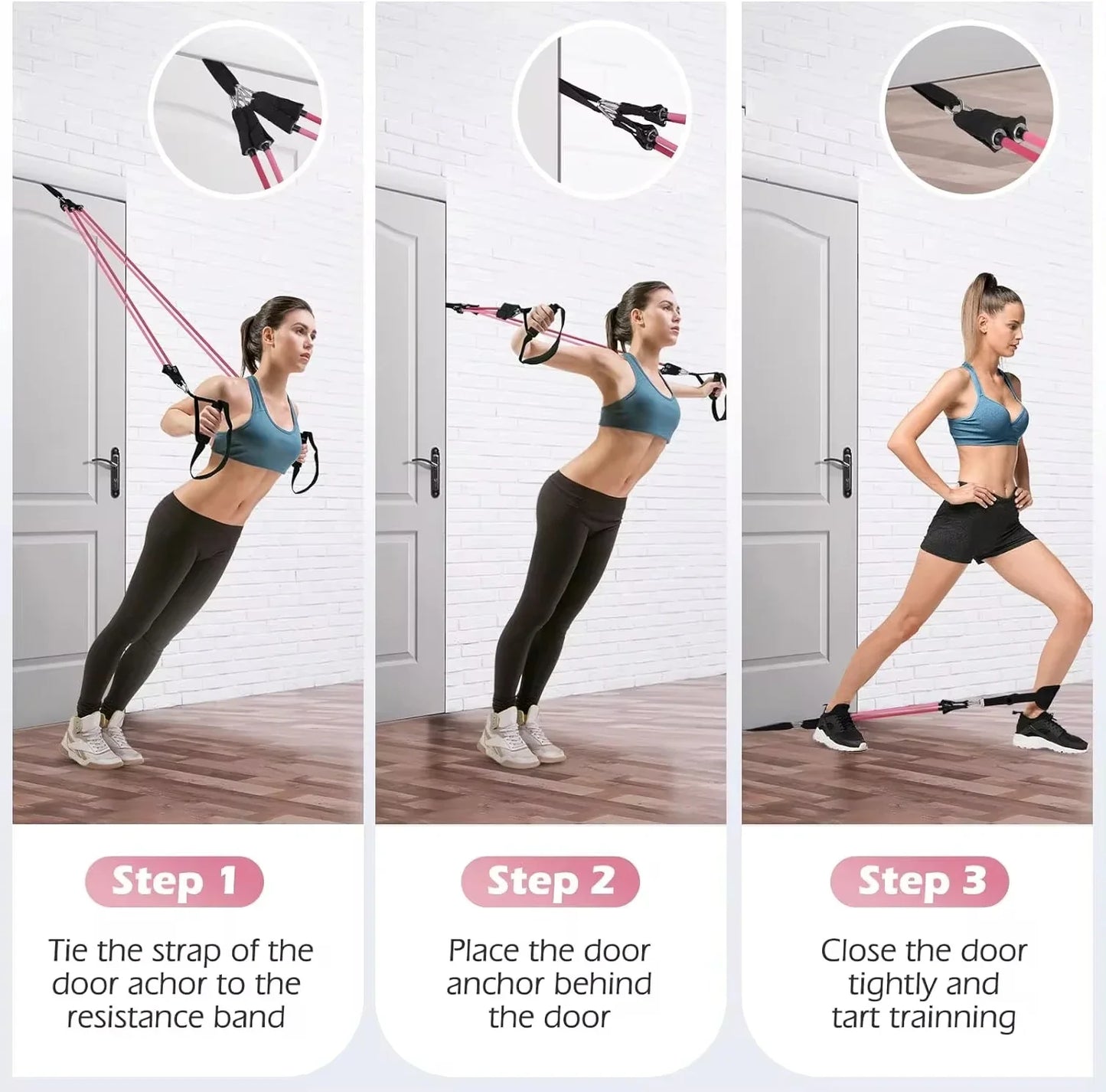 Resistance Band Pilates Stick Home Fitness Kit