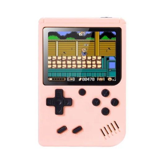 Retro Mini Handheld Game Console(Pink)