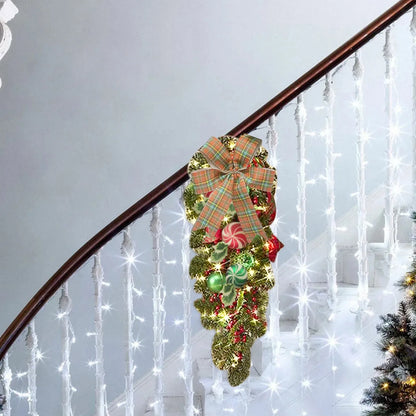 Christmas Vine Garland Wreath Door Hanger Ornament