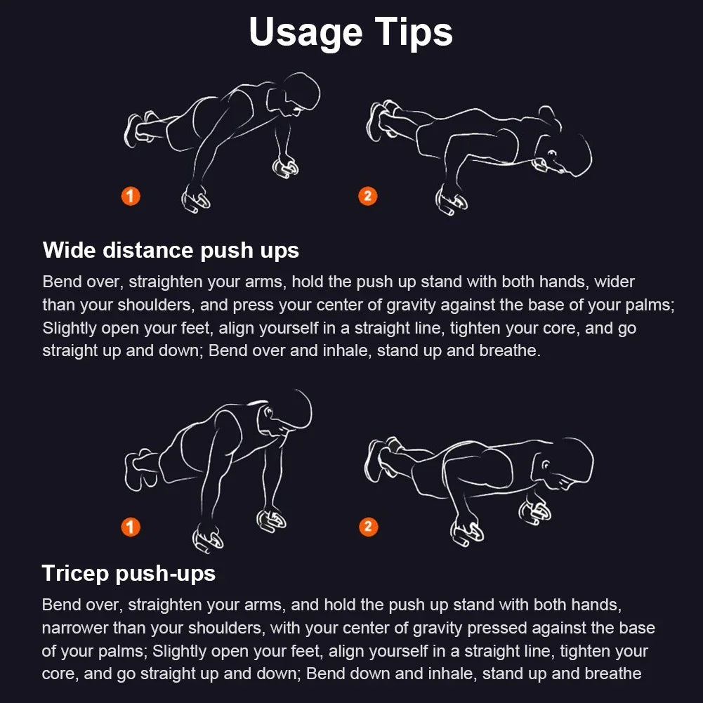 S Shape Push Up Stand with Foam Handles