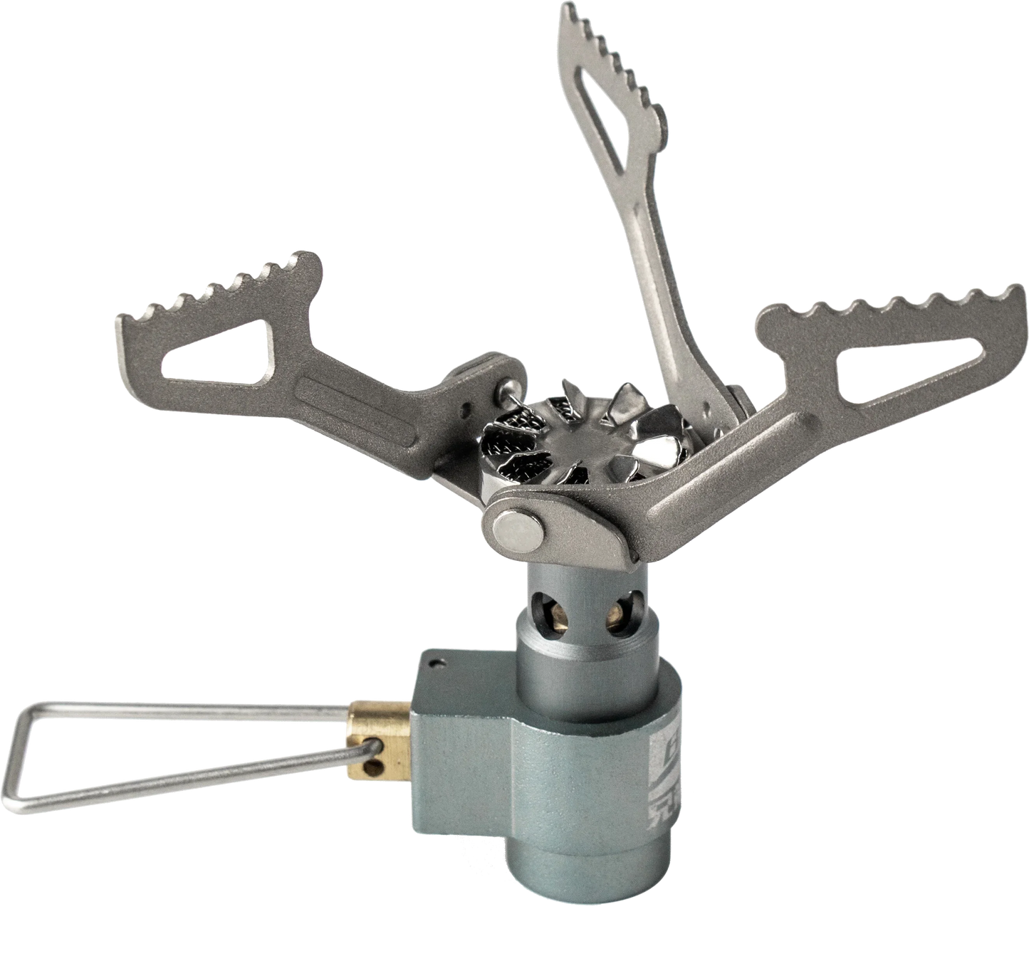 Mini Camping Gas Burner Pocket Stove Grey