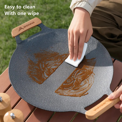 Outdoor BBQ Grill Pan Non-Stick Black