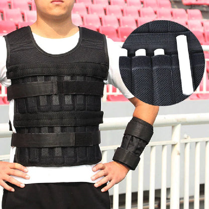 Adjustable Weighted Vest (Plates Not Included) Black