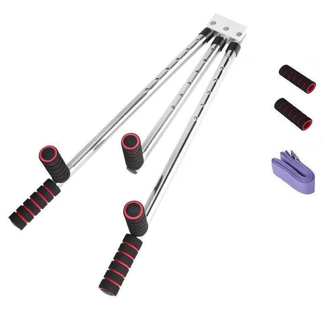 3-Bar Leg Stretcher 6-Hole Adjustment Red