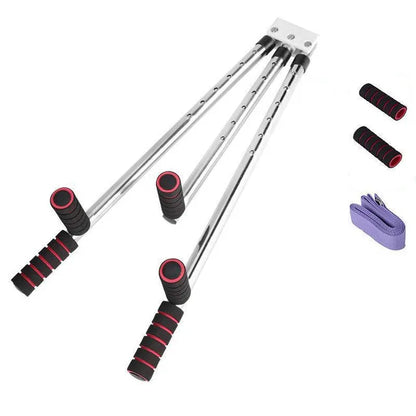 3-Bar Leg Stretcher 6-Hole Adjustment Red