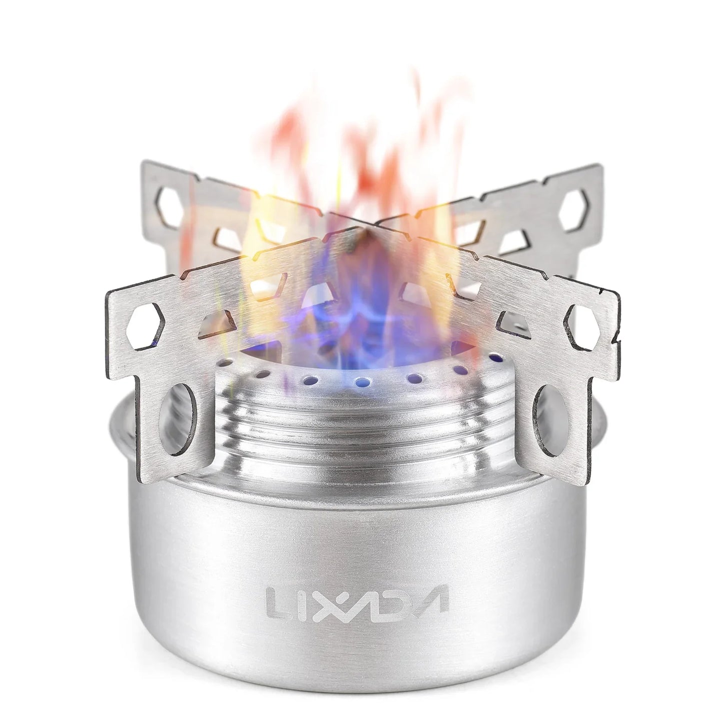 Alcohol Stove Set with Windshield Silver