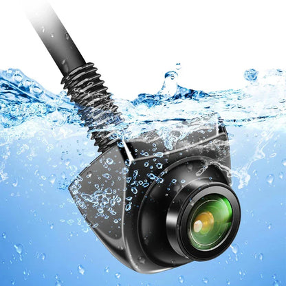 720P Rear View Camera Fisheye Lens IP68 Waterproof Full HD Black