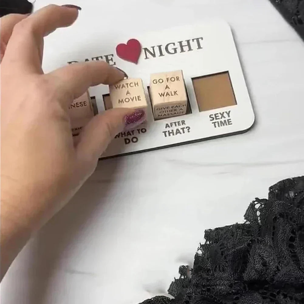 Wood Romantic Date Night Game