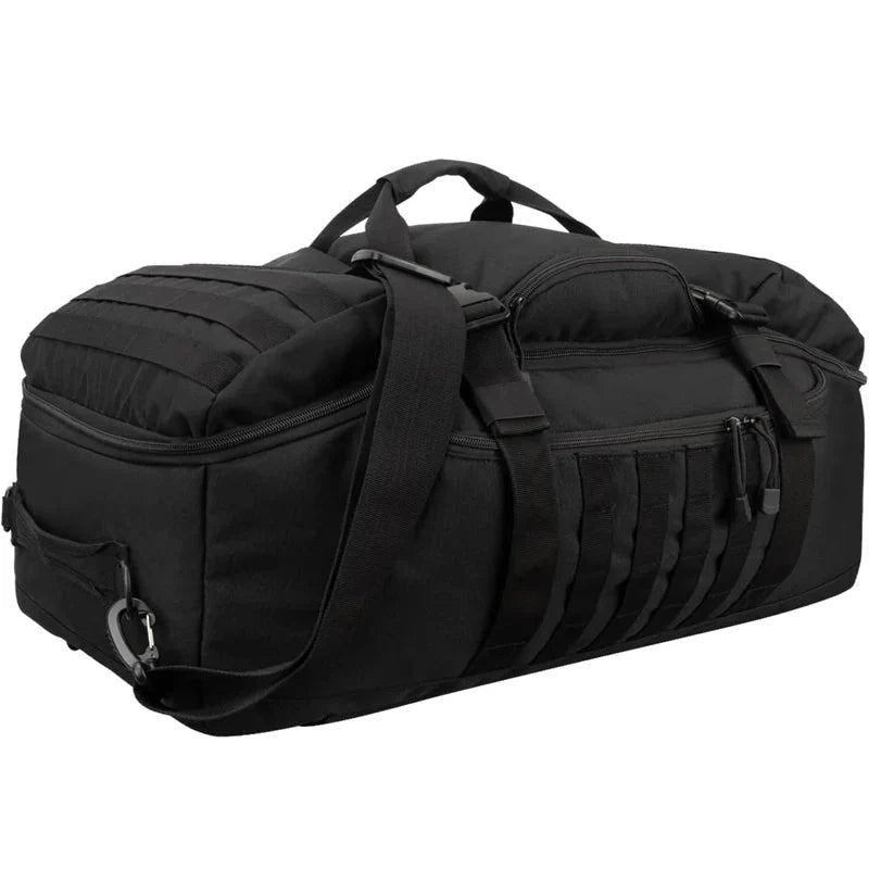 3-in-1 Travel Duffel Bag Convertible Black