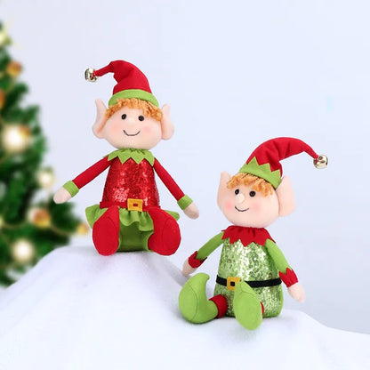 65CM Long-Legged Elf Doll Christmas Party Ornament (2pcs)