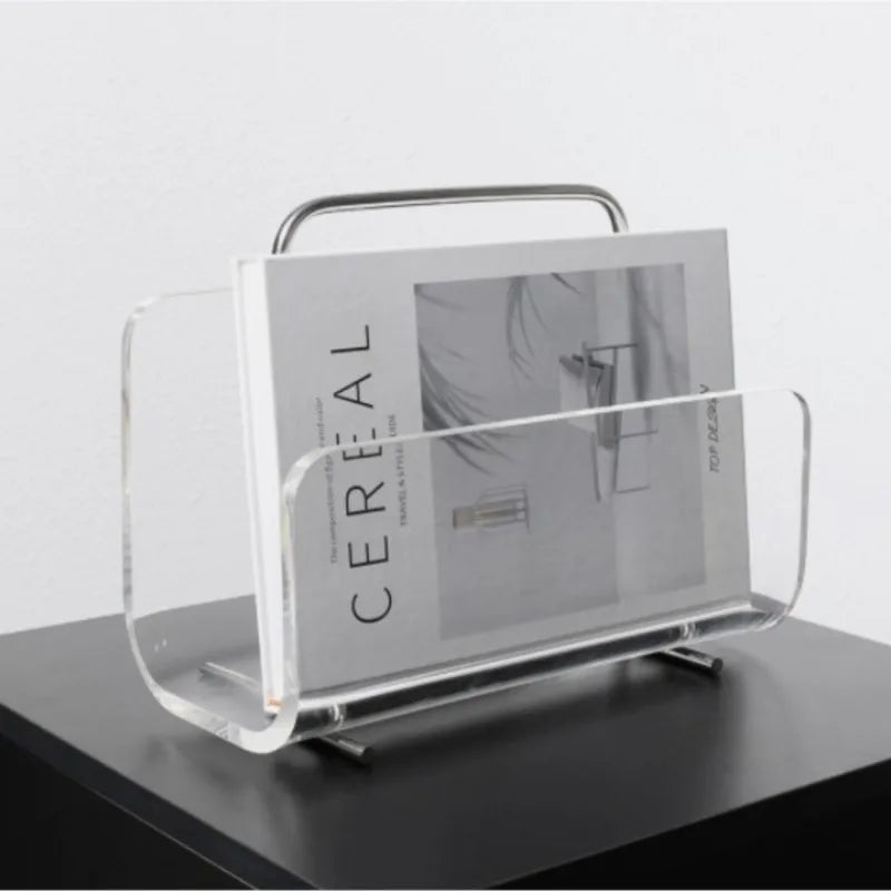 Joylove Modern Metal Acrylic Bookshelf