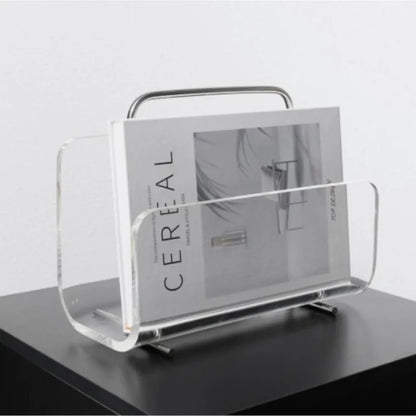 Joylove Modern Metal Acrylic Bookshelf
