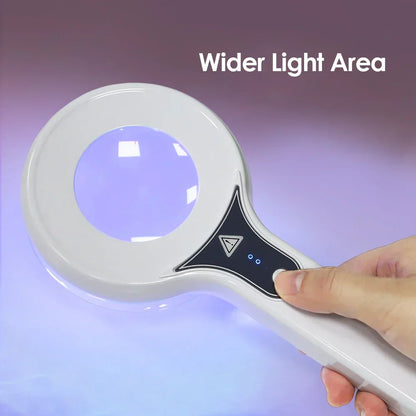 UV Skin Analyzer for Beauty and Facial Testing - Wood Lamp Light Detection