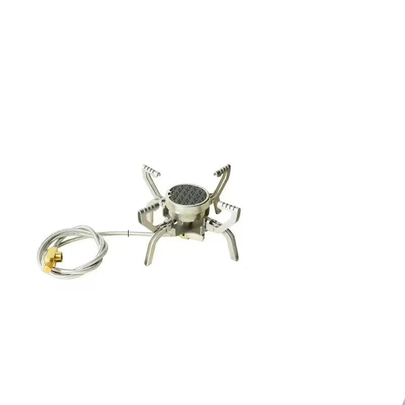 Infrared Mini Camping Stove Folding Split Burner Silver