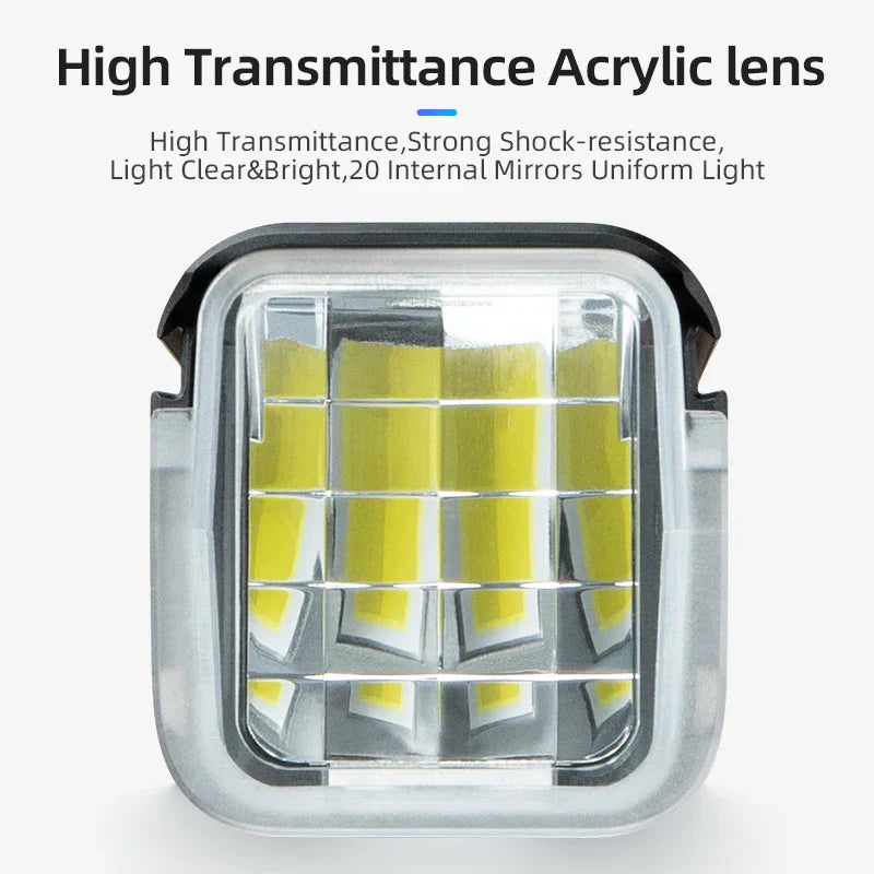 Bike Front Light 1500LM, 5000mAh Rechargeable LED Headlamp with Smart Sensor