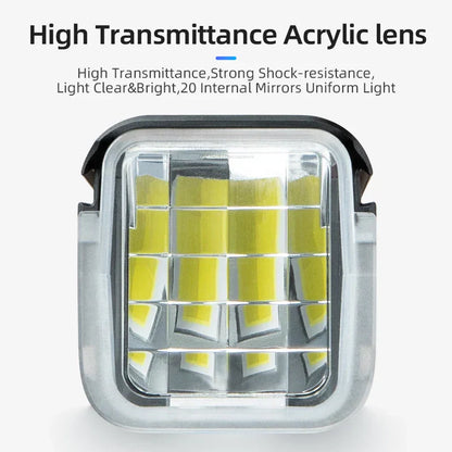 Bike Front Light 1500LM, 5000mAh Rechargeable LED Headlamp with Smart Sensor