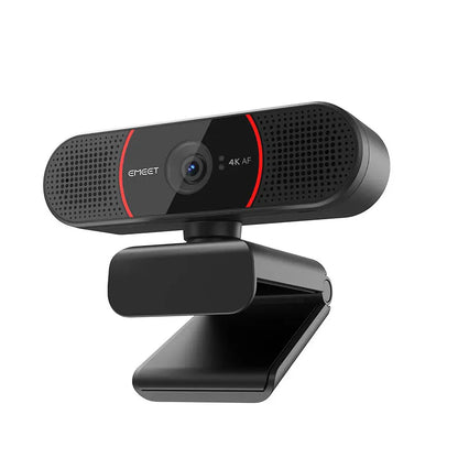 4K USB Mini Webcam with Sony Sensor Autofocus Black