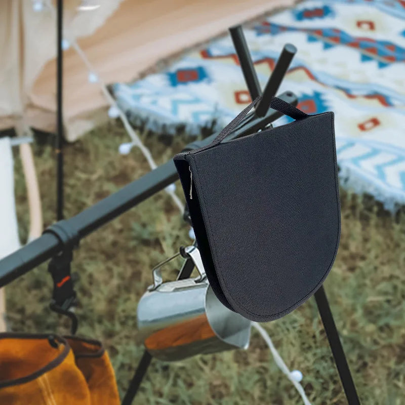 20-Piece Steel Outdoor Camping Cutlery Set Silver