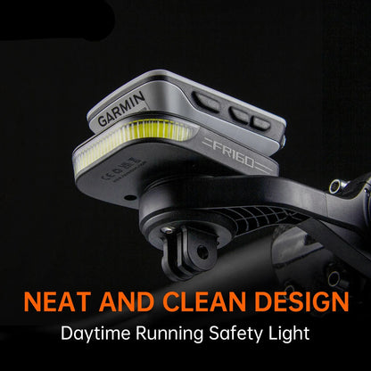LED Bike Light Intelligent Sensing Bicycle Headlight Black