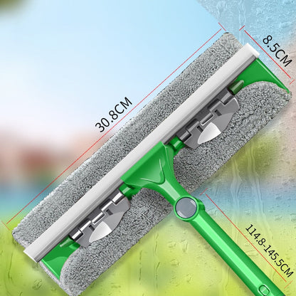 Cleaning Tool Double-sided Telescopic Rod Window Cleaner Mop
