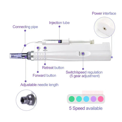 2-in-1 Hydra Whitening Injector with Aqua Derma Pen