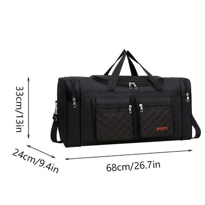 Travel Duffel Bag with Compartments for Short Trips