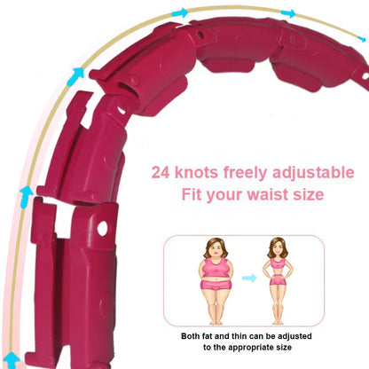 Adjustable Sport Hoops Set - Waist Exercise & Detachable