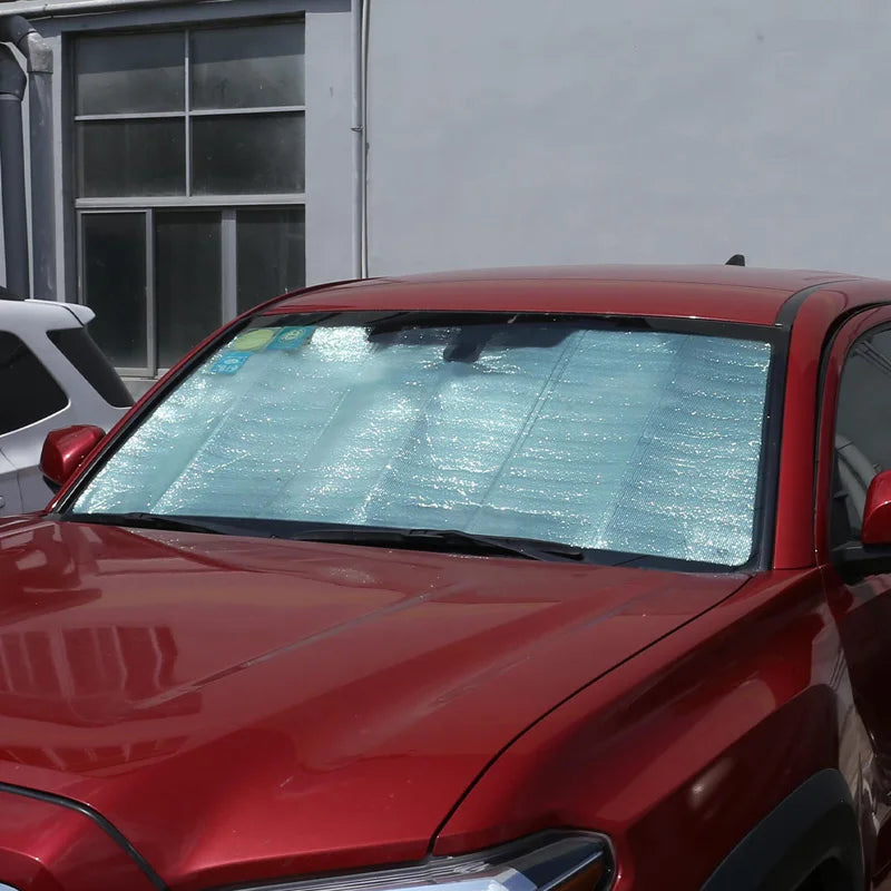 Silver Aluminum Foil Car Front Windshield