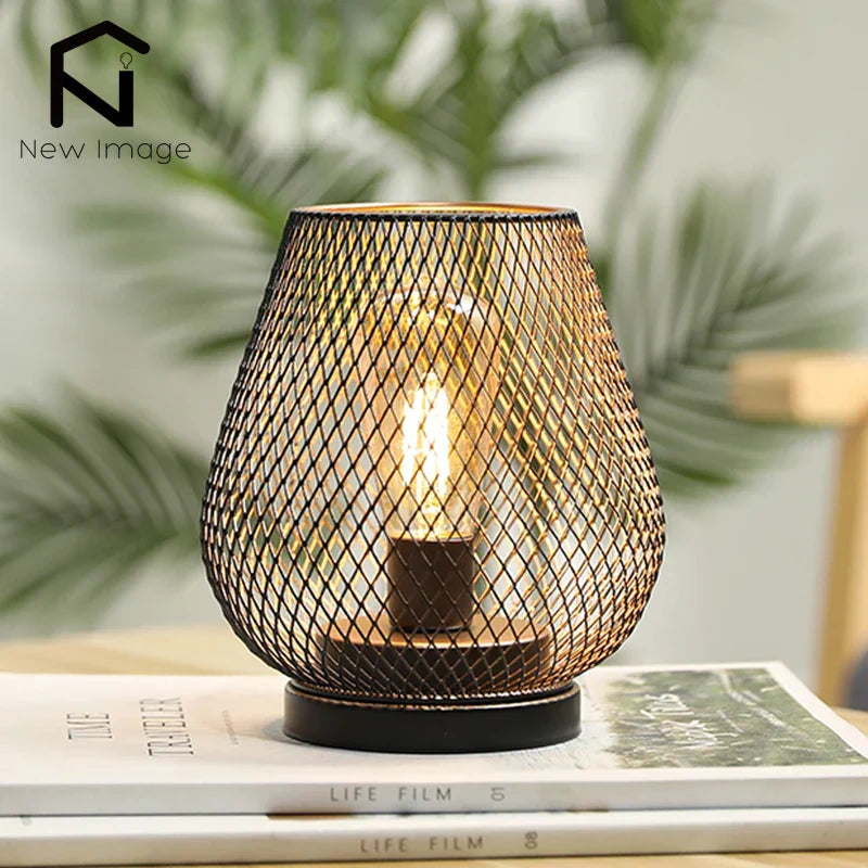 Cordless Metal Candle Holder: Nordic Elegance for Home Decor