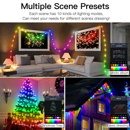 20M Smart Bluetooth Addressable LED Christmas Lights
