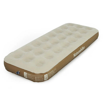 Camping Air Mattress PVC Inflatable Bed Khaki