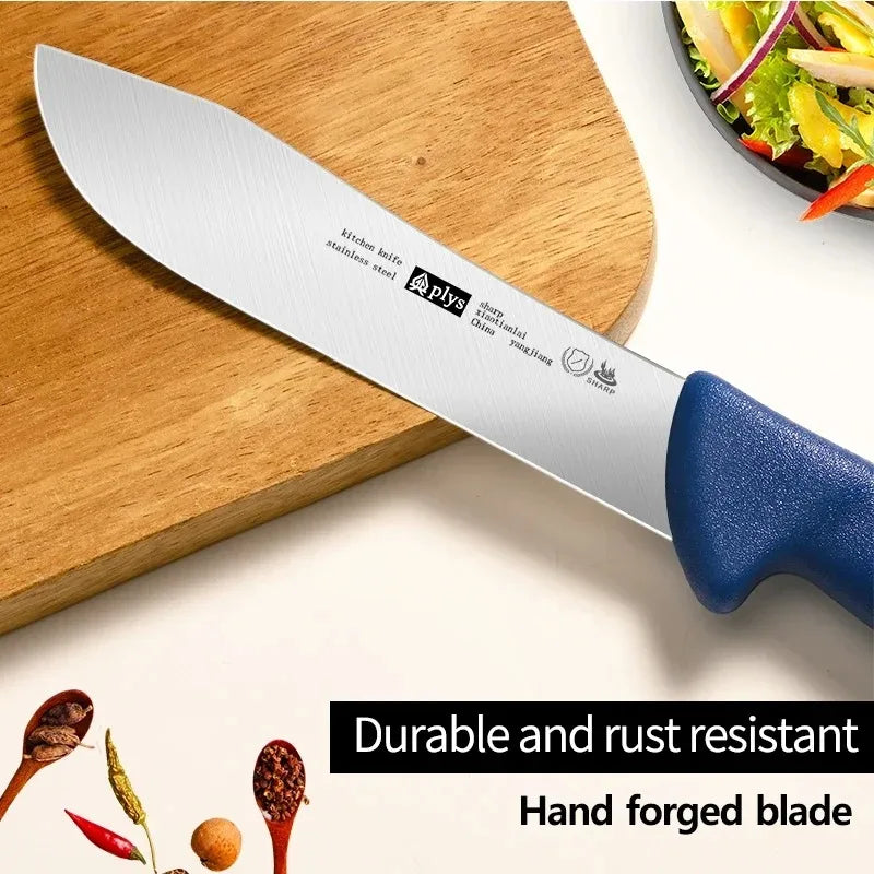 3-Piece Stainless Steel Boning Knife Set Precision Kitchen Knives Blue