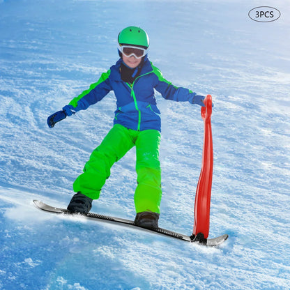 3-Piece Fold-Up Snow Scooter Set for Outdoor Activities