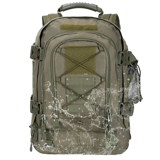60L Expandable Tactical Backpack Molle Green