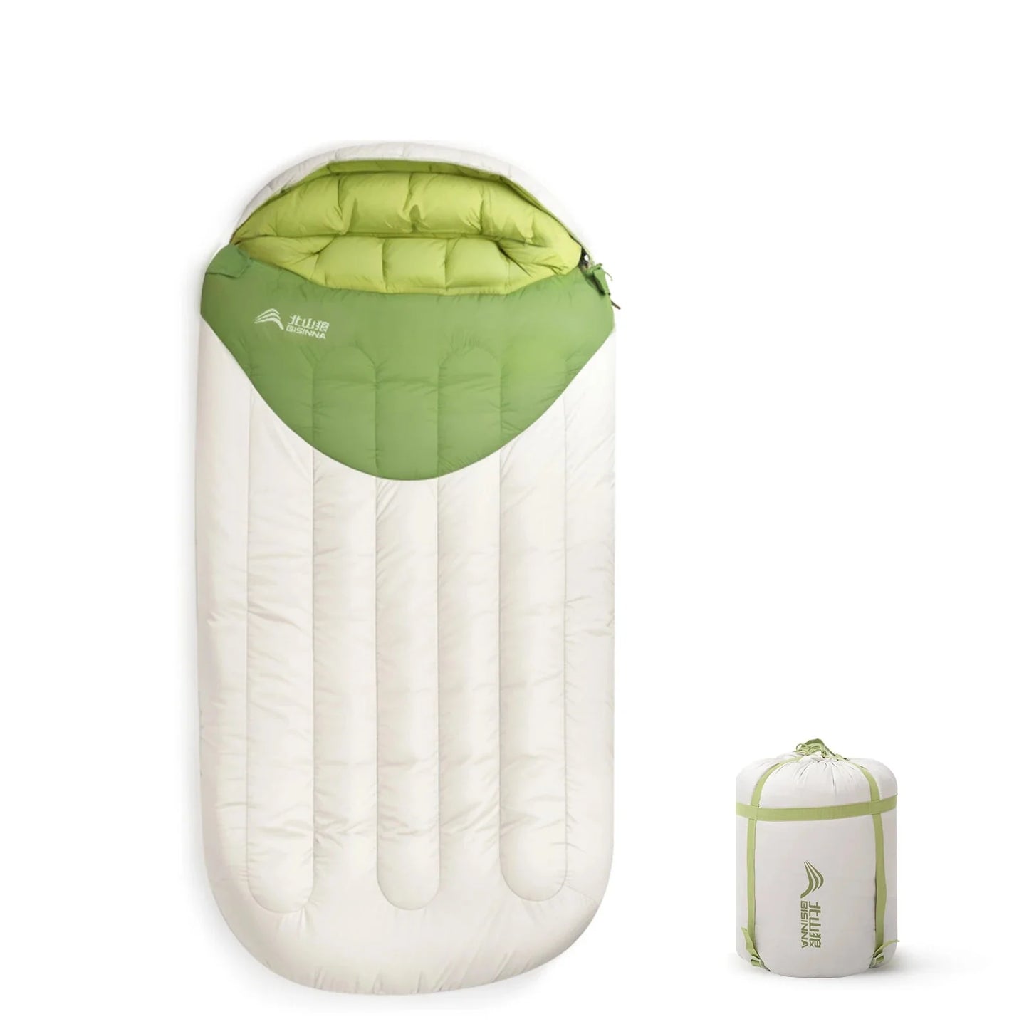 2kg Large Winter Sleeping Bag 120cm White
