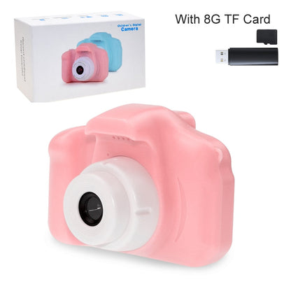 Mini Cartoon Photo Camera Toys 2 Inch HD Screen Childrens Digital Camera Video Recorder Camcorder Toys for Kids Girls Gift